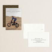 "Simply" - Graduation Announcements in Chocolate by Lisa Assenmacher - Assembled