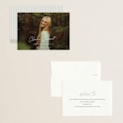 "Journal " - Graduation Announcements in Snow by Sara Hicks Malone - Assembled