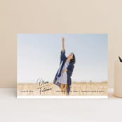 "Lift Off" - Graduation Announcements in Ink by Paper Raven Co. - Front