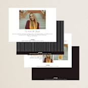 "Classy Graduate" - Graduation Announcements in Salt by Stephanie Hawkes - Back of Card Options