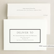 "Classy Graduate" - Graduation Announcements in Salt by Stephanie Hawkes - FREE Recipient Addressing