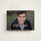 "Signed" - Graduation Announcements in Pearl by Sara Hicks Malone - Front