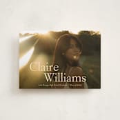 "California" - Graduation Announcements in Milk by Ani Somi - Front