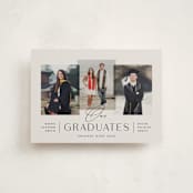 "Our Grads" - Graduation Announcements in Clay by Olivia Raufman - Front