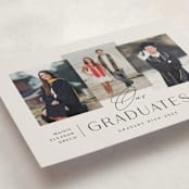 "Our Grads" - Graduation Announcements in Clay by Olivia Raufman - Detail