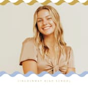 "wavy frame" - Graduation Announcements in Aqua by Baumbirdy - Detail