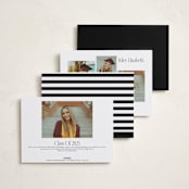 "In the Center" - Graduation Announcements in Cloud by Susan Brown - Back of Card Options