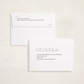 "Contemplate" - Graduation Announcements in Snowberry by Pixel and Hank - FREE Recipient Addressing