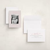"Ribbon Frame" - Graduation Announcements in Blush by Itsy Belle Studio - Assembled
