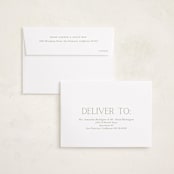 "Classic Allure" - Graduation Announcements in Cotton by Oscar and Emma - Karly Depew - FREE Recipient Addressing