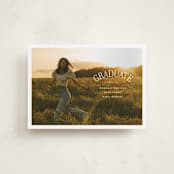 "Study Guide" - Graduation Announcements in Cloud by Carolyn MacLaren - Front