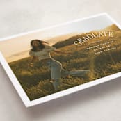 "Study Guide" - Graduation Announcements in Cloud by Carolyn MacLaren - Detail
