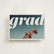 "The Cover" - Graduation Announcements in Mist by Gwen Bedat - Front