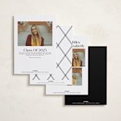 "Aspire" - Graduation Announcements in Cotton by Melanie Kosuge - Back of Card Options