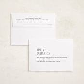 "Geo Duo" - Graduation Announcements in Snow by Pixel and Hank - FREE Recipient Addressing
