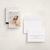 "portrait script" - Graduation Announcements in Onyx by Sarah Curry - Assembled