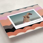 "colorwave" - Graduation Announcements in Sunset by Lori Wemple - Detail