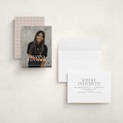 "Modern Crest" - Graduation Announcements in Clouds by Owl and Toad - Assembled