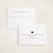"Classy Stack" - Graduation Announcements in Limestone by Erica Krystek - FREE Recipient Addressing