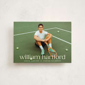 "Hartford" - Graduation Announcements in Silk by Ellen Schlegelmilch - Front