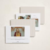 "Hartford" - Graduation Announcements in Silk by Ellen Schlegelmilch - Back of Card Options