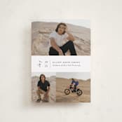 "Grad Trio" - Graduation Announcements in Snow by Nicoletta Savod - Front