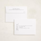 "Margins" - Graduation Announcements in Onyx by Pixel and Hank - FREE Recipient Addressing