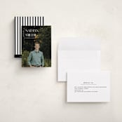 "Editorial Modern" - Graduation Announcements in Chalk by Anupama - Assembled