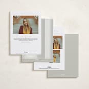 "Journal " - Graduation Announcements in Snow by Sara Hicks Malone - Back of Card Options