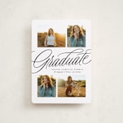 "Classic quad" - Graduation Announcements in Newspaper by Lea Delaveris - Front