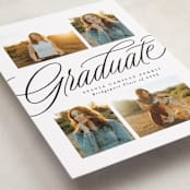 "Classic quad" - Graduation Announcements in Newspaper by Lea Delaveris - Detail