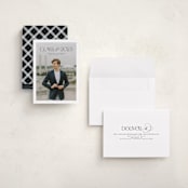 "Class" - Graduation Announcements in Charcoal by Nicole Walsh - Assembled