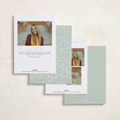 "graceful" - Graduation Announcements in Cotton by Emily Sabol Goss - Back of Card Options