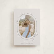 "Etna" - Graduation Announcements in Latte by Blustery August - Front