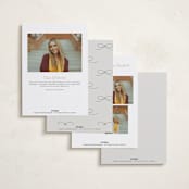 "Etna" - Graduation Announcements in Latte by Blustery August - Back of Card Options