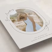 "Etna" - Graduation Announcements in Latte by Blustery August - Detail
