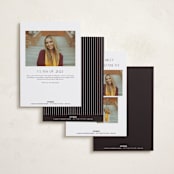 "Classy Graduate" - Graduation Announcements in Salt by Stephanie Hawkes - Back of Card Options