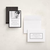 "Classy Graduate" - Graduation Announcements in Salt by Stephanie Hawkes - Assembled