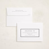 "Classy Graduate" - Graduation Announcements in Salt by Stephanie Hawkes - FREE Recipient Addressing