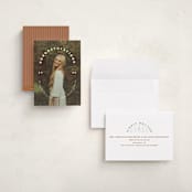 "Circlet" - Graduation Announcements in Powder by Ellis - Assembled
