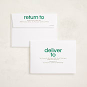 "School Color Duo" - Graduation Announcements in Grass by Jackie Crawford - FREE Recipient Addressing