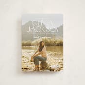 "Sure Thing" - Graduation Announcements in Waterlily by Owl and Toad - Front