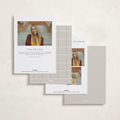 "Sure Thing" - Graduation Announcements in Waterlily by Owl and Toad - Back of Card Options