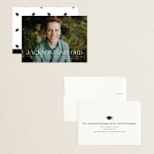 "Classy Stack" - Graduation Announcements in Limestone by Erica Krystek - Assembled