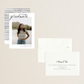 "Alignment" - Graduation Announcements in Onyx by Ashley DeMeyere - Assembled