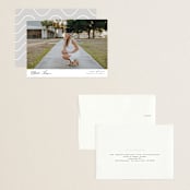 "Elegance" - Graduation Announcements in Cloud by Nicole Walsh - Assembled