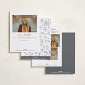 "Dream Big Grad" - Graduation Announcements in Snow by Stephanie Hawkes - Back of Card Options