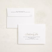 "Legato" - Graduation Announcements in Crisp Linen by Erin L. Wilson - FREE Recipient Addressing