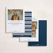 "Upward" - Graduation Announcements in Alabaster by Erica Krystek - Back of Card Options