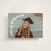 "Casual chic" - Graduation Announcements in Cotton by Creo Study - Front